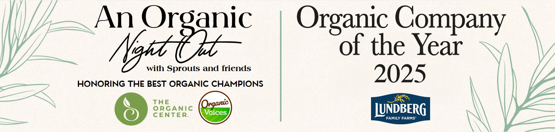Organic Company of the Year Footer