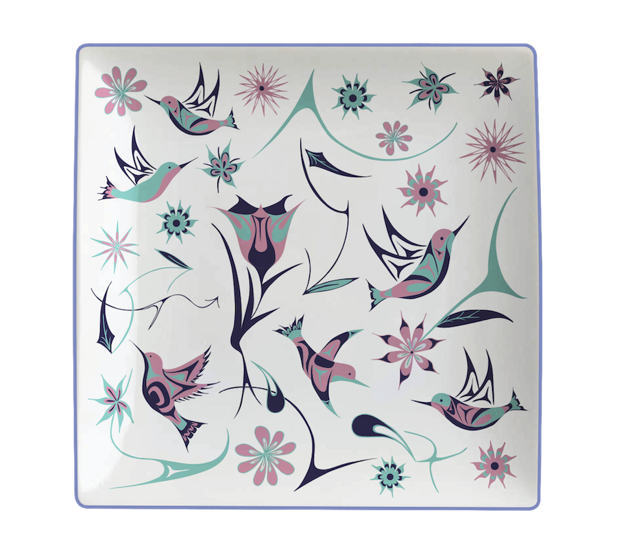 Hummingbirds — Serving Plate