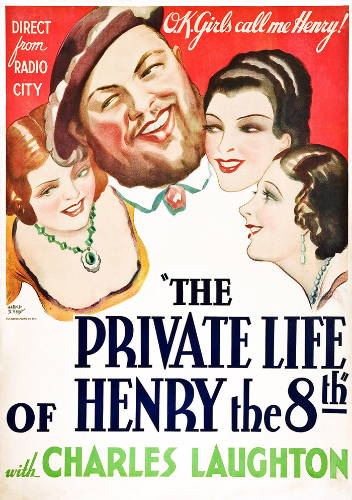 Movie poster for The Private Life of Henry the 8th