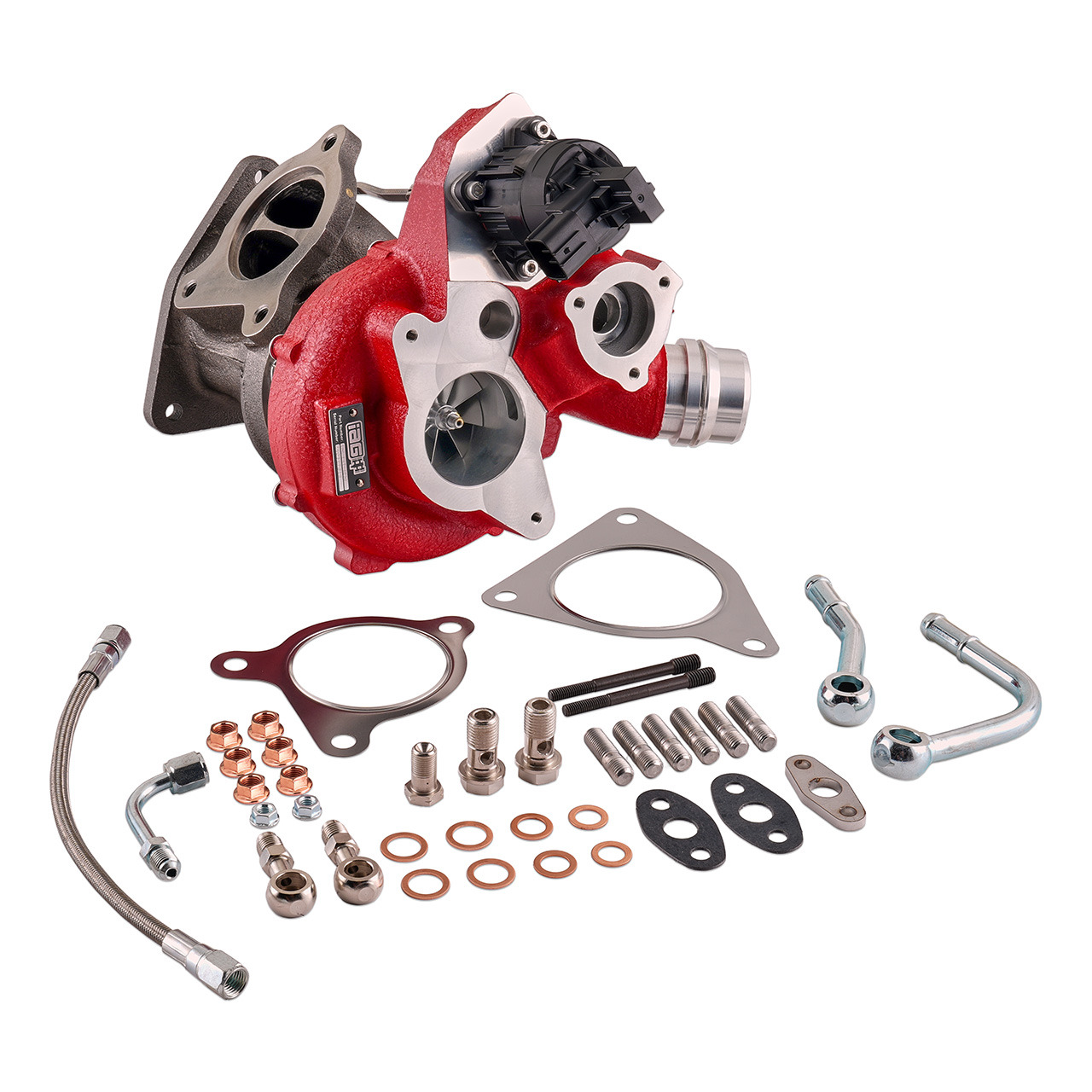 IAG 600 Ball Bearing Turbo Upgrade Parts Layout for 2022-2026 Subaru WRX FA24F