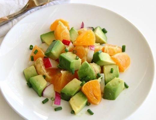 Image of Pixie Dust Salad with Avocados Pixie Tangerines and Radishes