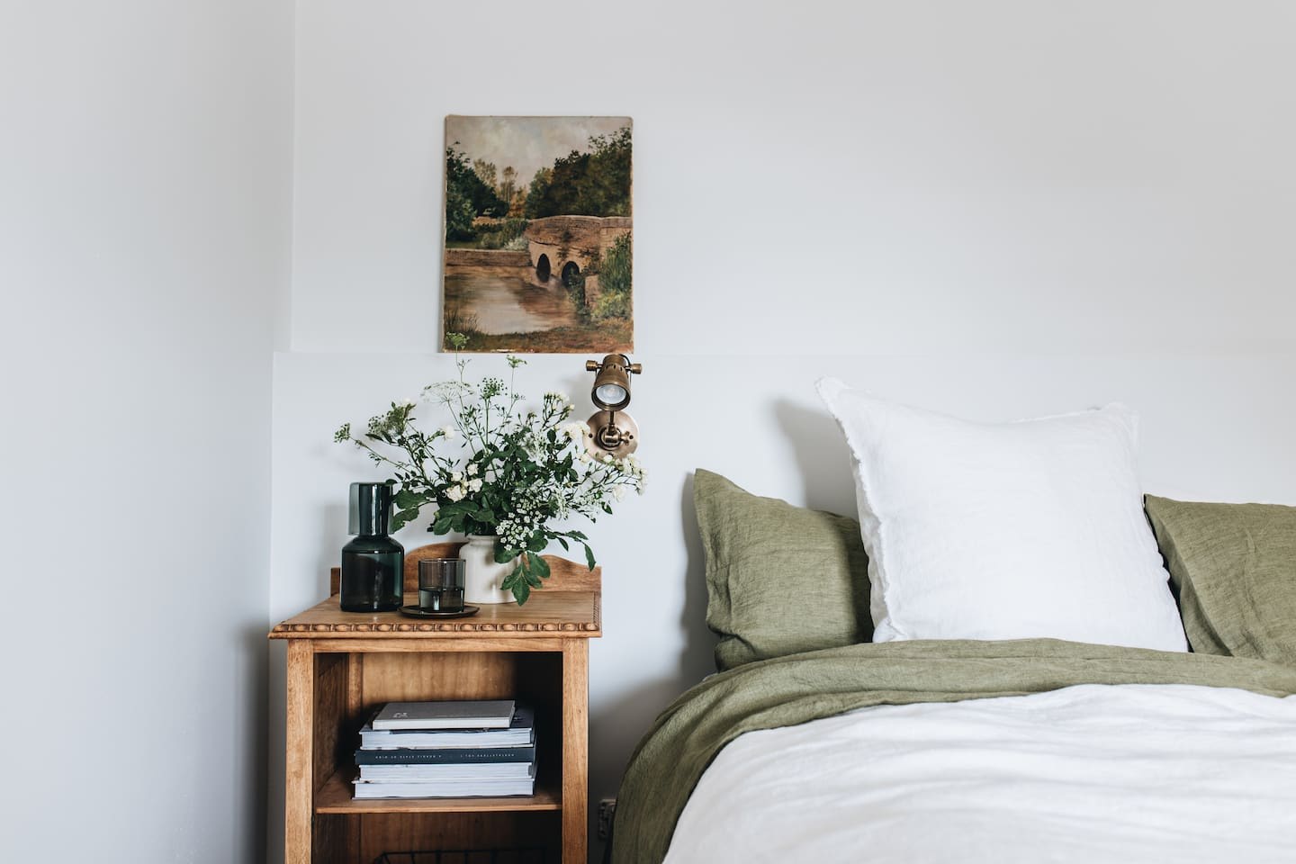 Brass Industrial Reading Light