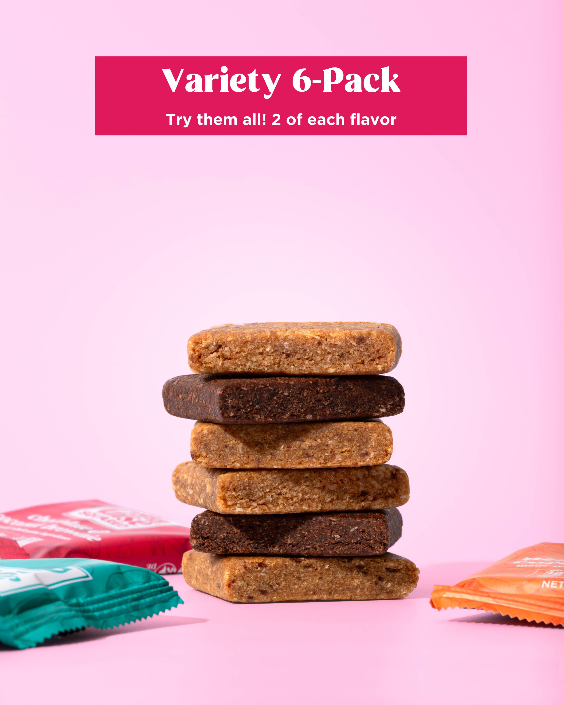 Variety 6-Pack Try them all! 2 of each flavor