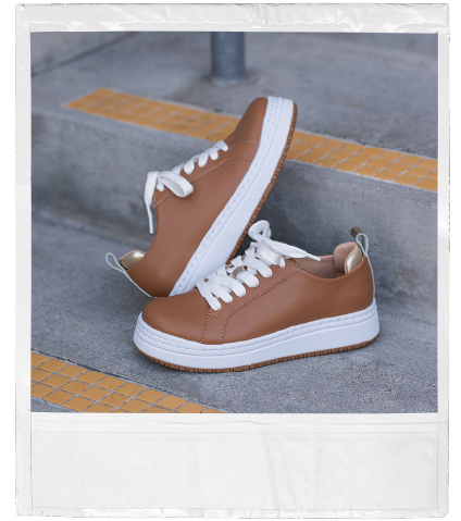 Adysen Brown sneaker | Alegria Shoes
