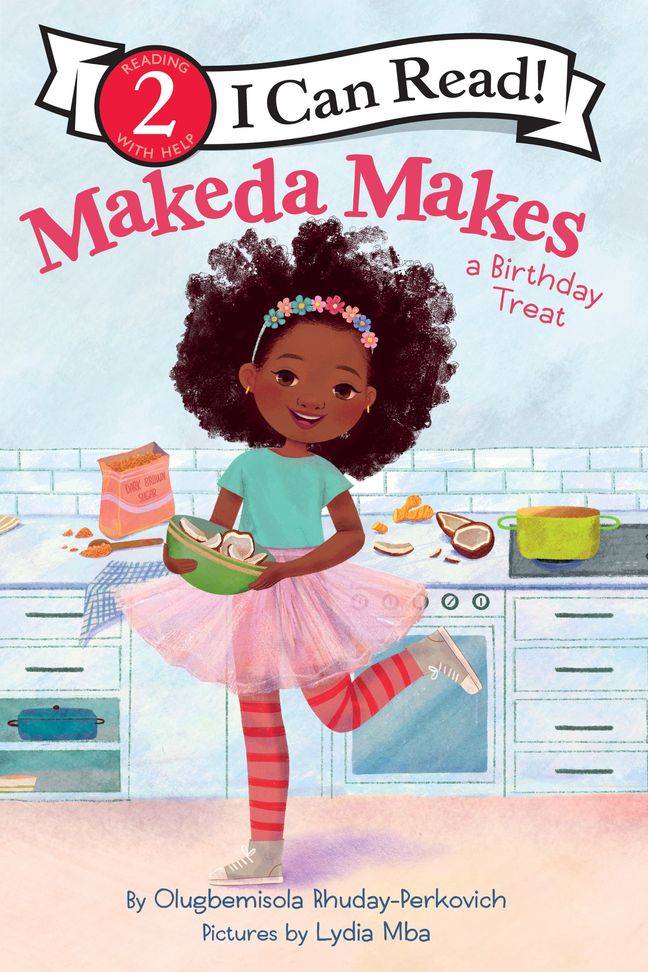 cover of makeda makes a birthday treat by olugbemisola Rhuday-Perkovich and Lydia Mba