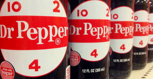 Close up image of 10-2-4 Dr Pepper