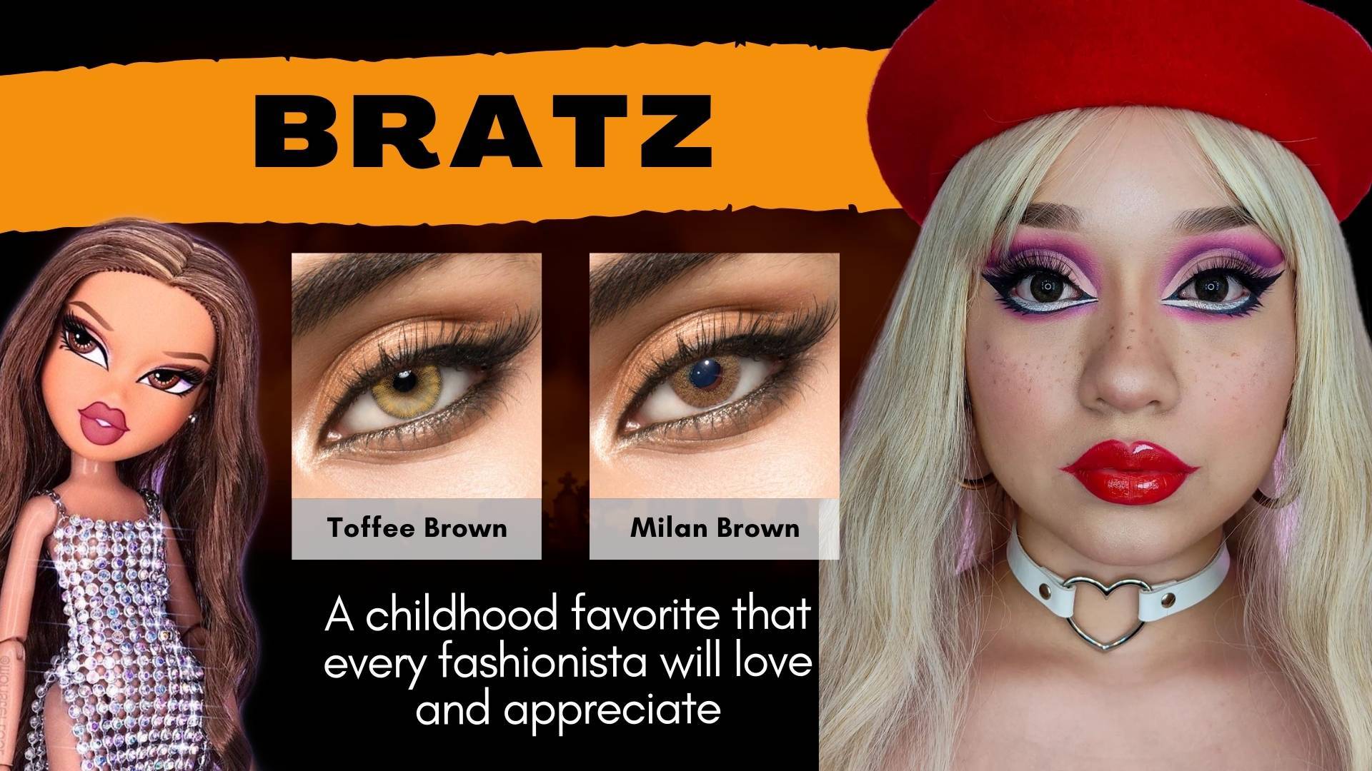 Bratz Halloween Look Color Contact Lenses