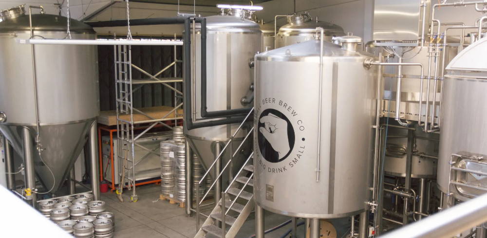 Inside the Small Beer brewery in Bermondsey , London's first B Corp™ Certified brewery.