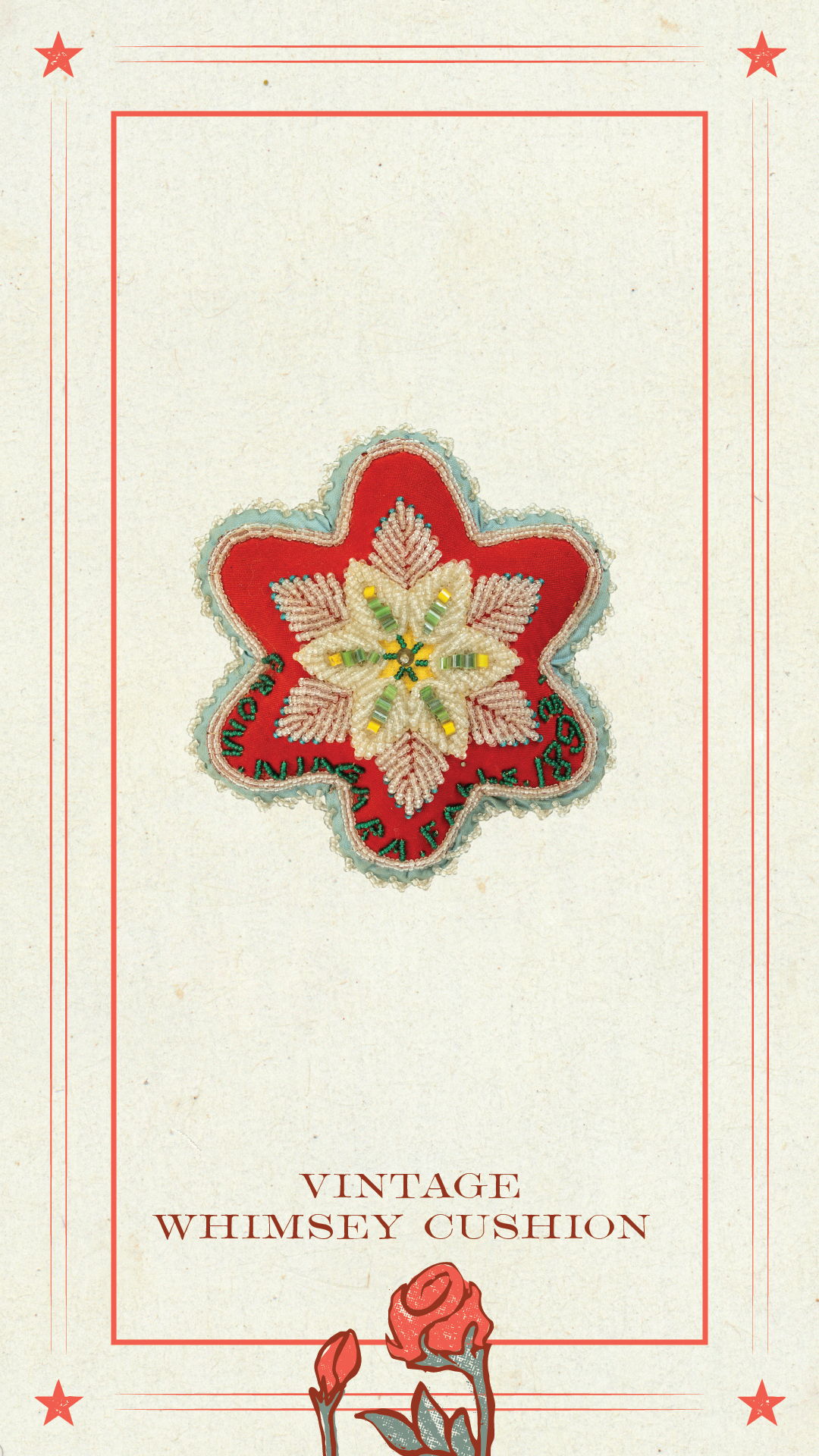 Mother's Day Gift Guide, Vintage Whimsey Cushion