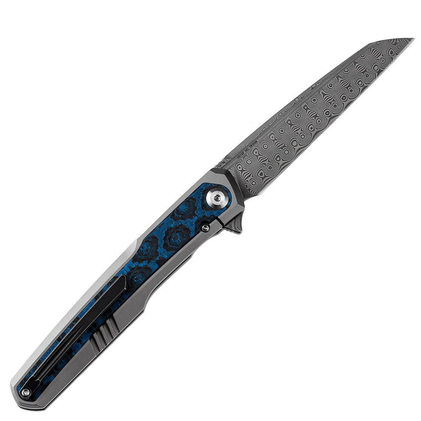 Kansept Arcus Damascus & Titanium Folding Knife