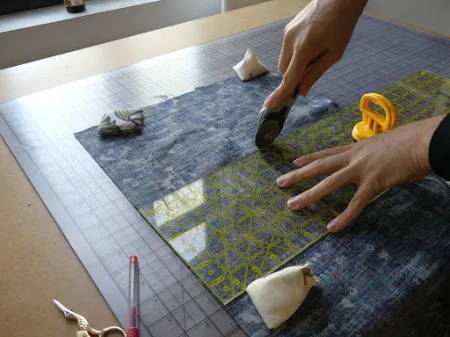 Cut Fabric for Floor Pillow