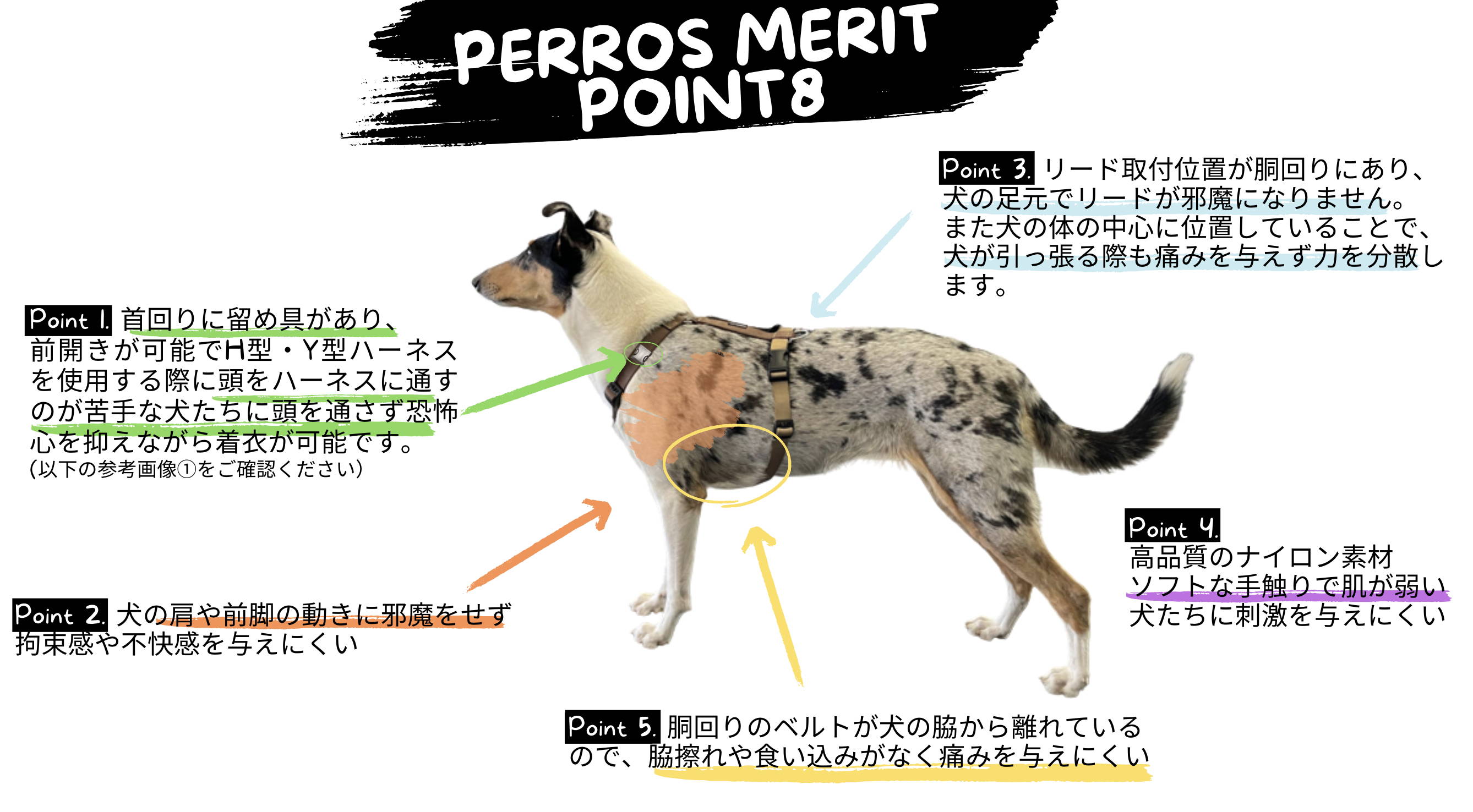 犬用ハーネス Perros ペルロス ハーネス 超小型犬 中型犬 大型犬 – Alice's Dog  Cat
