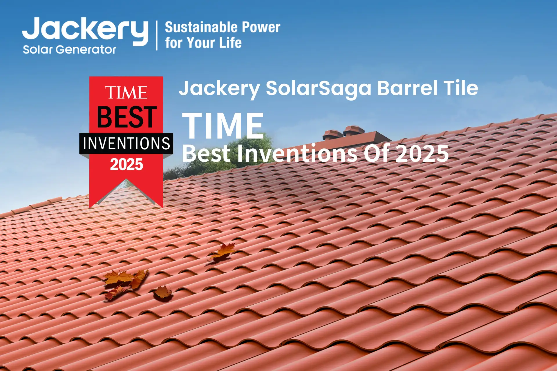 Jackeryが瓦型太陽光パネルで『TIME』誌の「Best Inventions of 2025