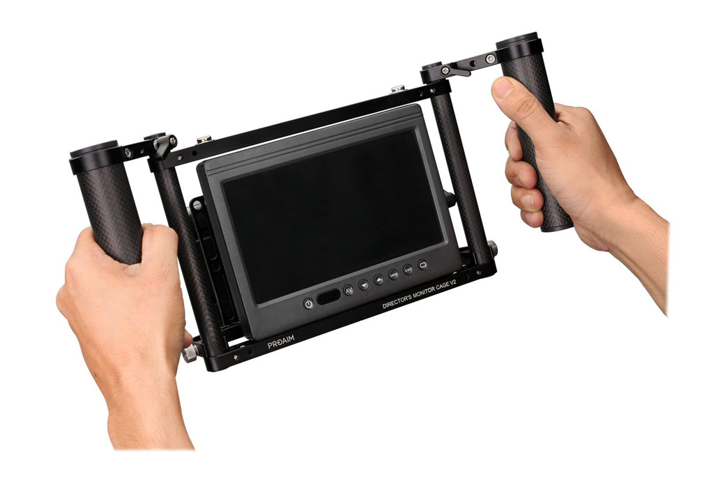 Proaim Universal 9” Camera Monitor Director Cage — Proaim.com
