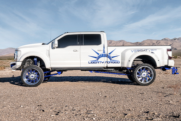 2021 Ford F450 - Shocker S6 544K & Goliath Mount Install - Truck Side View