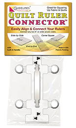 Quilt Ruler Connector by Guidelines4Quilting