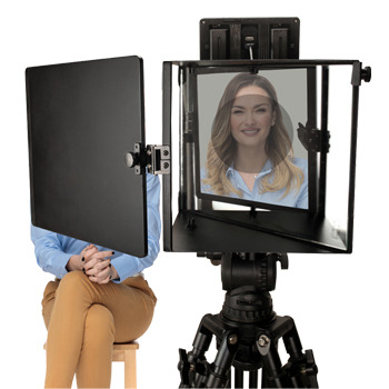 Proaim Universal Bi-Prompter iPad/Camera Teleprompter Kit for Filming Interviews