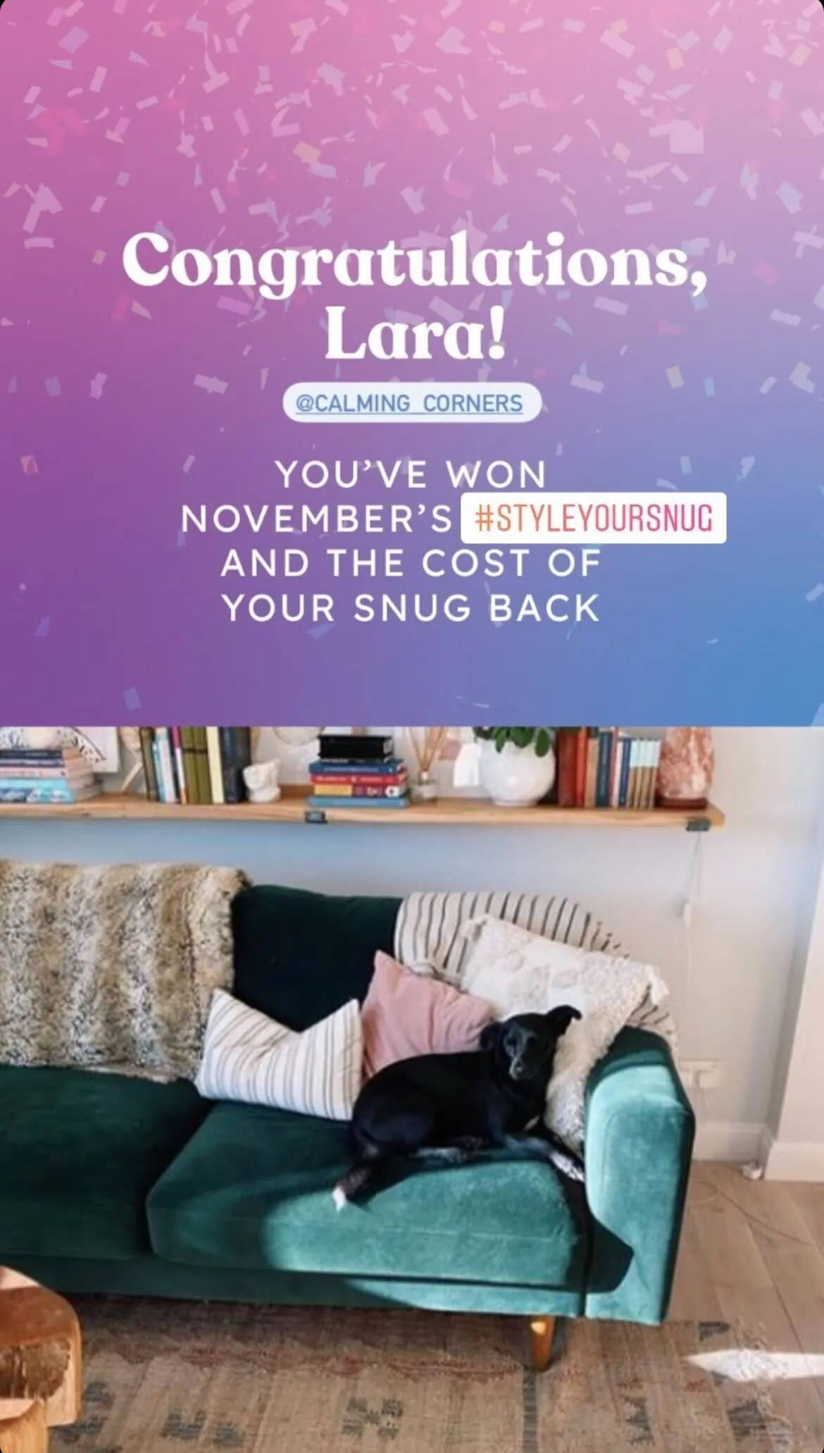 Style your snug winner