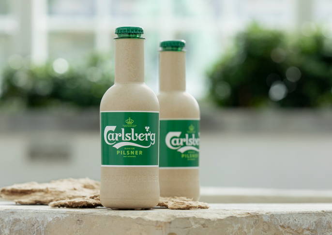 Carlsberg Paper Bottles