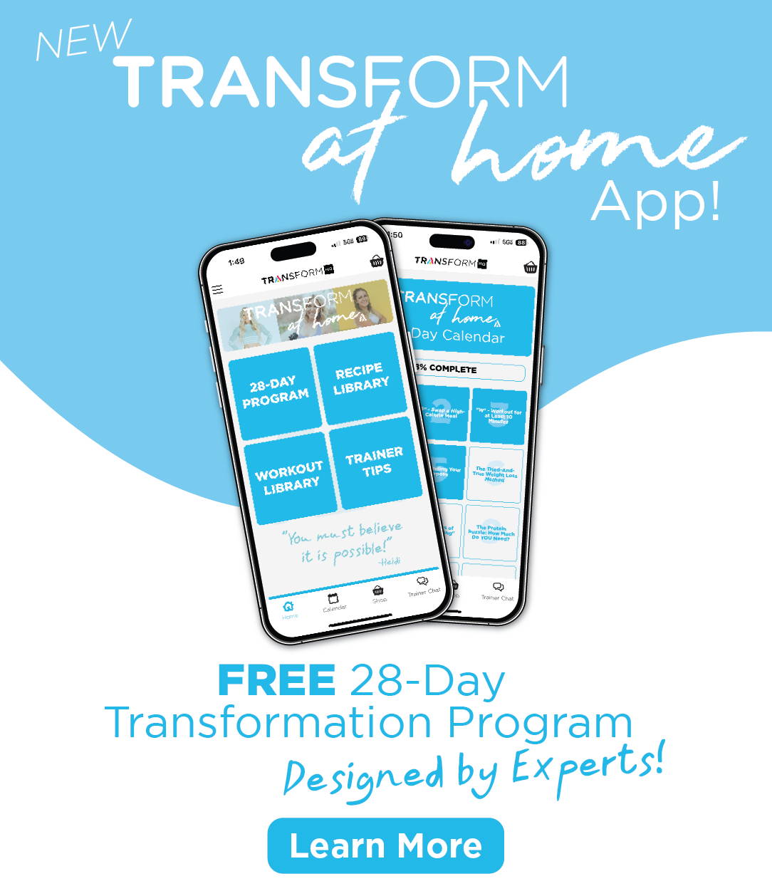 Transform At Home App