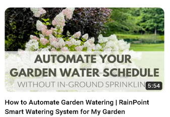 How to Automate Garden Watering | RainPoint Smart Watering System for My Garden
