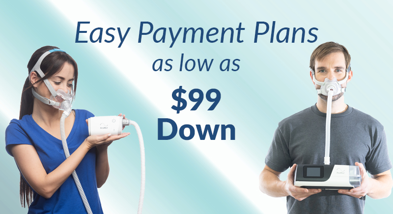 As Low As $99 Down For a New CPAP – Easy Breathe