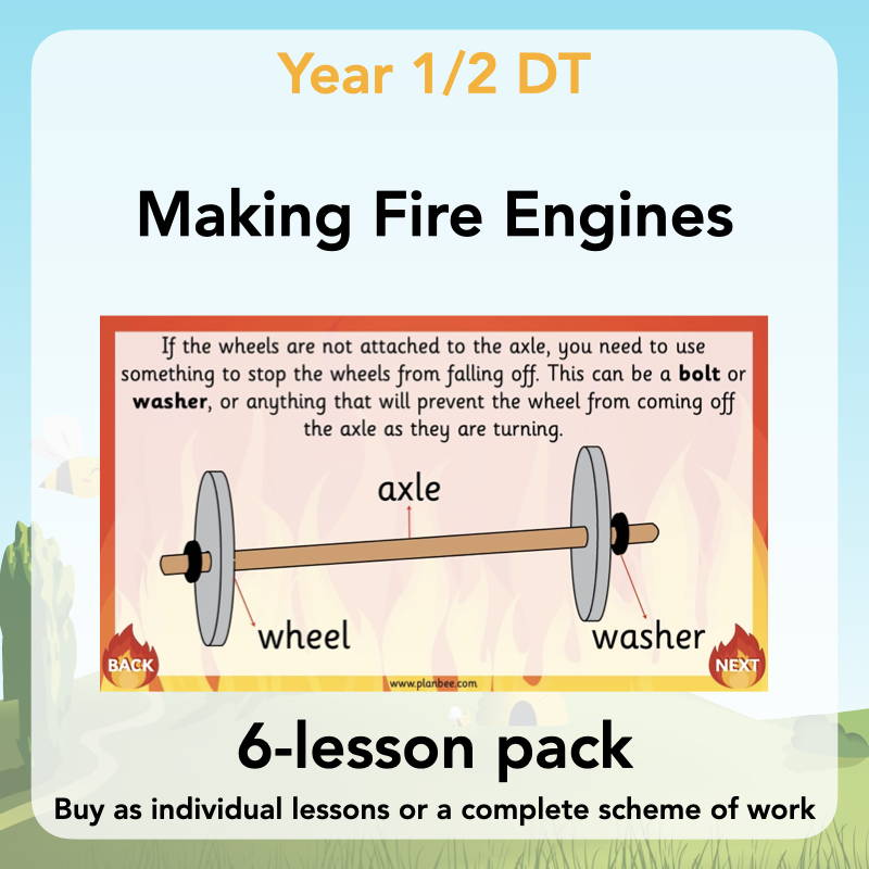Year 1 Curriculum - Making Fire Engines