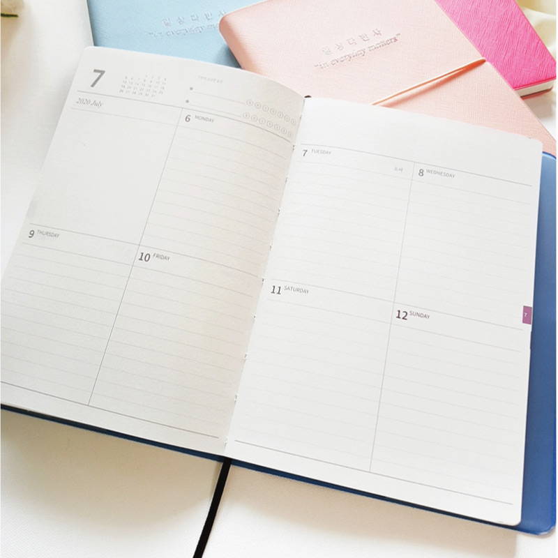 Weekly plan - ICIEL 2020 in everyday matters large dated weekly planner