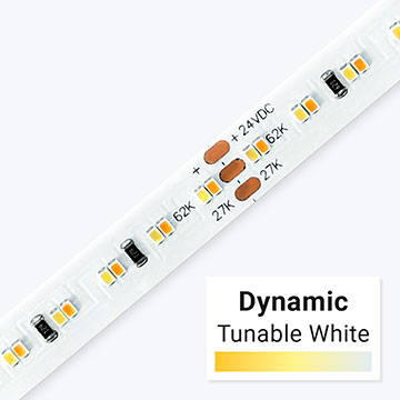 Accent Dynamic Tunable White LED Strip Light - Hybrid accent lighting