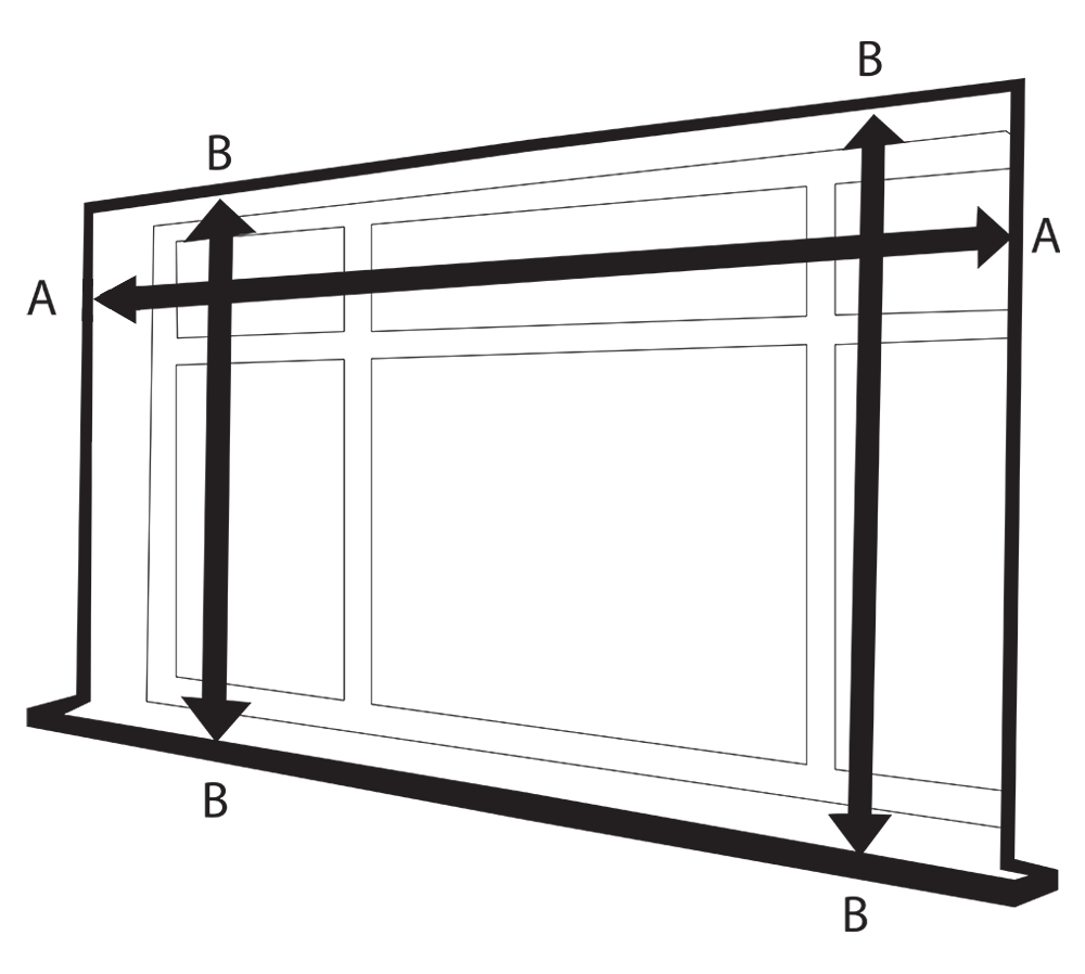How to measure blinds for fitment inside a window recess