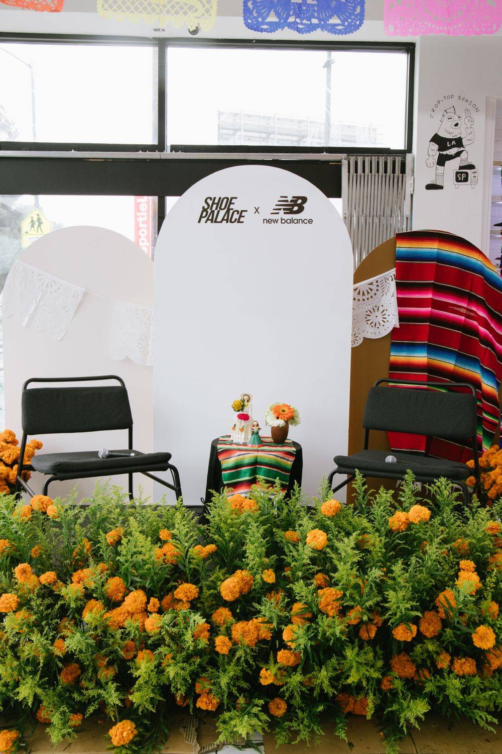 hispanic heritage month x new balance table set up