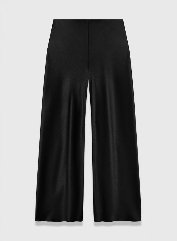 Lucena Satin Trousers Black