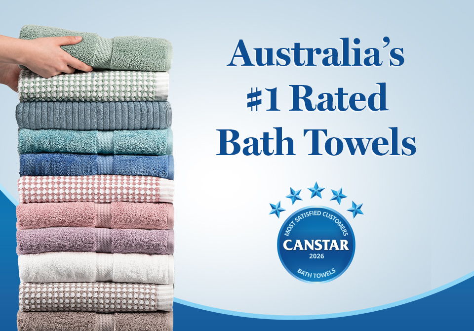 Canstar Blue Australia's #1 Rated Bath Towels