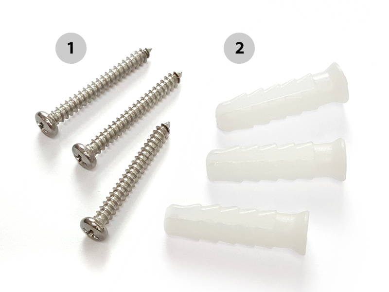 RemoBell S Mounting Screws and Anchors