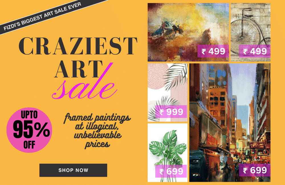 Crazy Art Sale - Upto 95% Discount