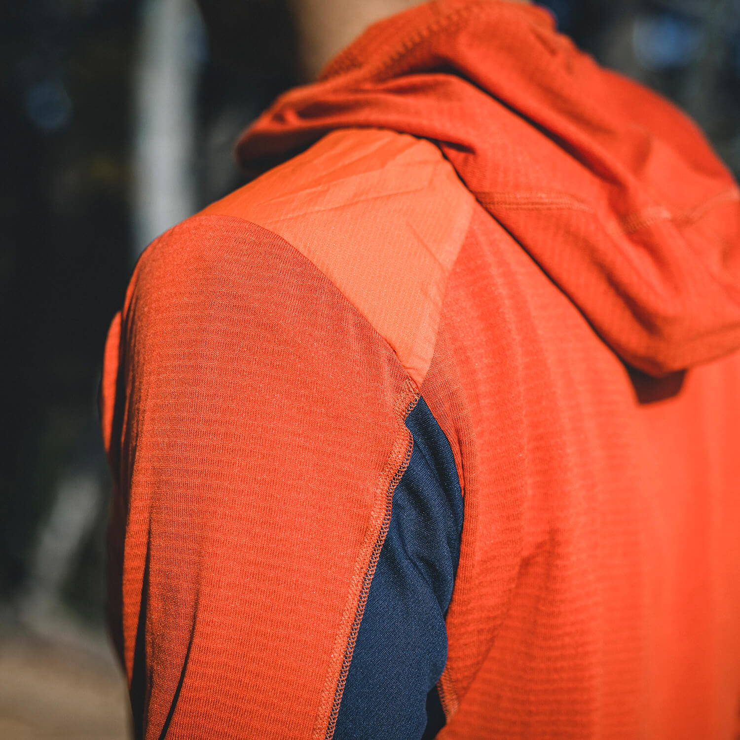 NORRONA（ノローナ）/ビティホーン アルファフーディシャツ/オレンジ/MENS