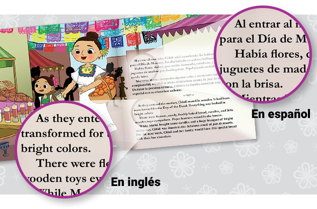 Brighter Child® Keepsake Stories libro bilingüe para niños