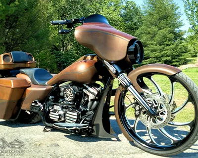 Motorcycle train horn installs
