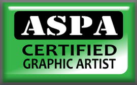 Certified Graphic Artist from the American Screen Printer Association