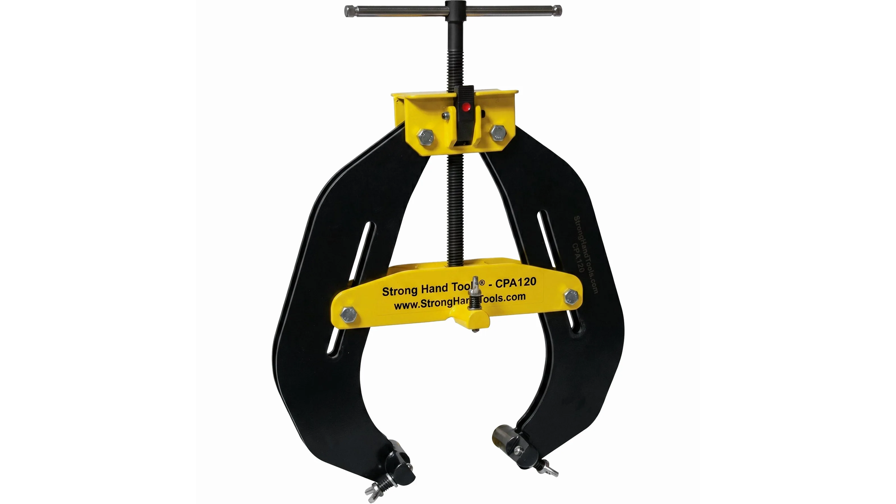 Heavy-duty mechanical tool for removing bearings or pulleys.