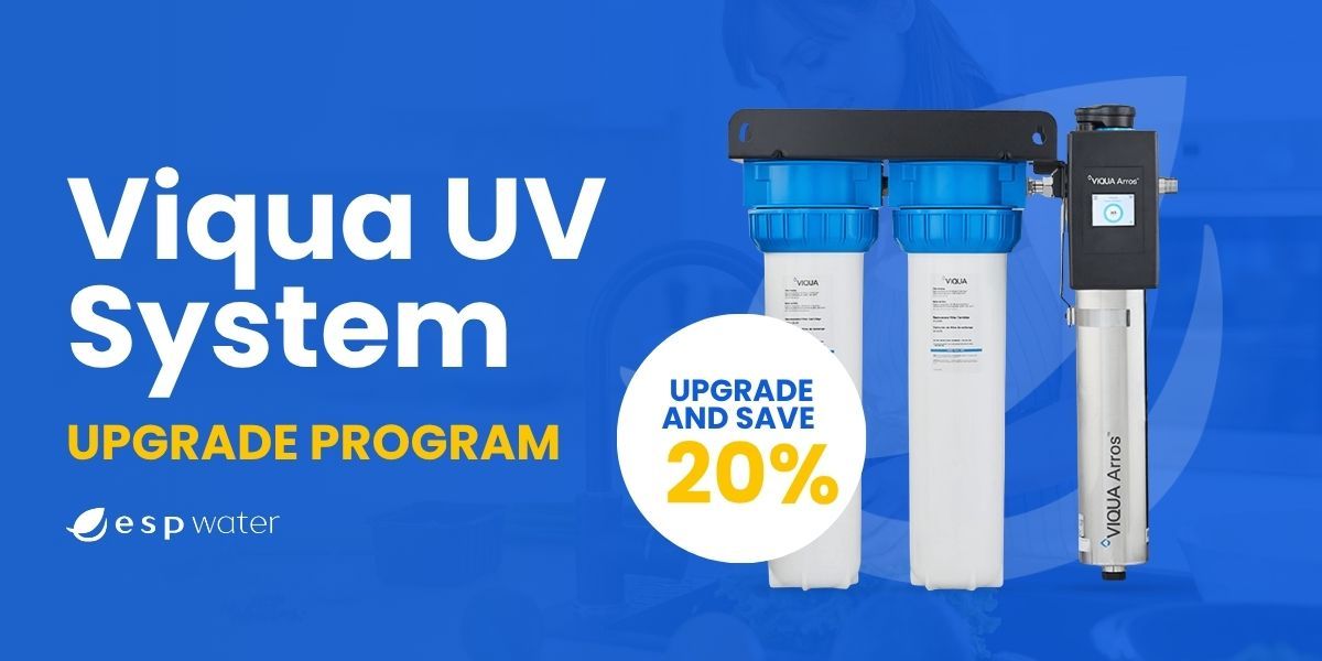 Viqua UV system upgrade program, with a 20% discount offer.