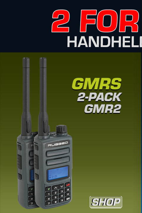 GMRS 2-Pack Handheld Radios Deal Special Discounted Promotion