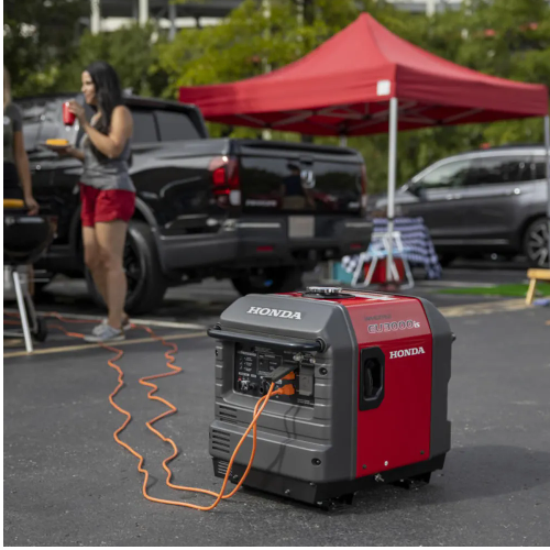 3000-Watt Super Quiet Electric and Recoil Start Gasoline Powered Inverter  Generator with 30 Amp Outlet