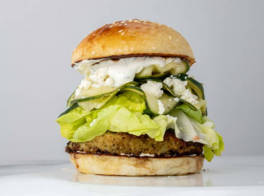 Image of Cauliflower and Chickpea Burger