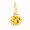 October Marigold Birth Flower Pendant