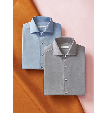 Luca Faloni Brushed cotton shirts made in Italy 