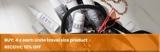 UNite hair travel products promotion