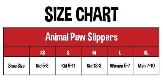 Slippers | Animal Paw