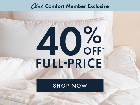 40% off full-price items, shop now. Member exclusive offer.