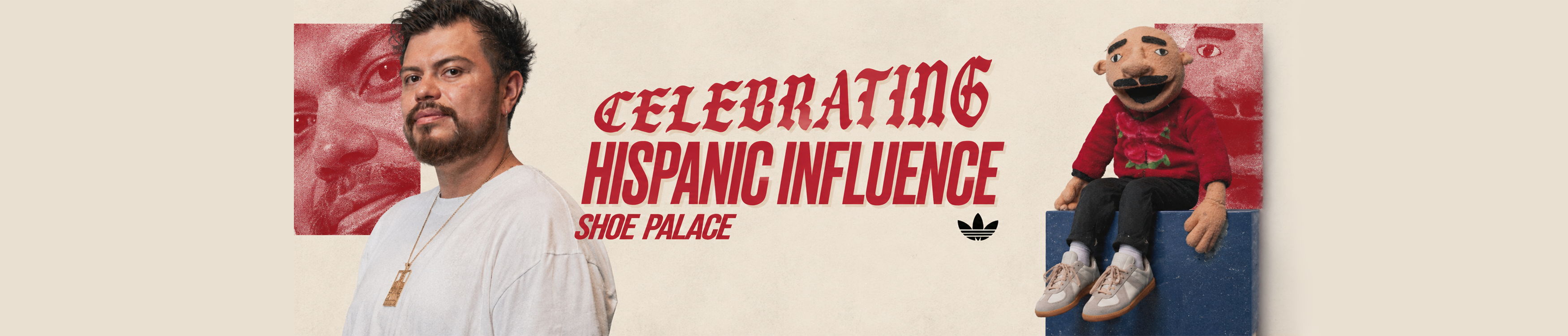 Celebrating inspiring influences with images of individuals and bold text.